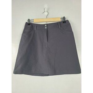 Slazenger Athletic Zip Front Back Skort Size 4